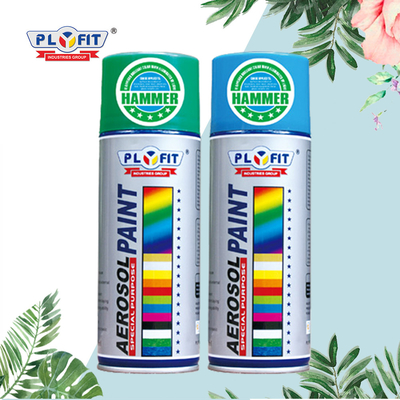 400ml Acrylic Aerosol Spray Paint For Metal Wood Plastic Hammer