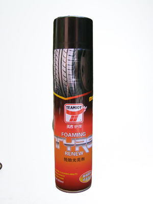 Quick Drying 650ML Car Tyre Foam Cleaner Tire Shine Spray TUV approved