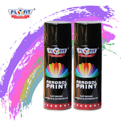 White Black Gold Chrome Spray Paint 400ml Acrylic Aerosol Spray Paint OEM ODM